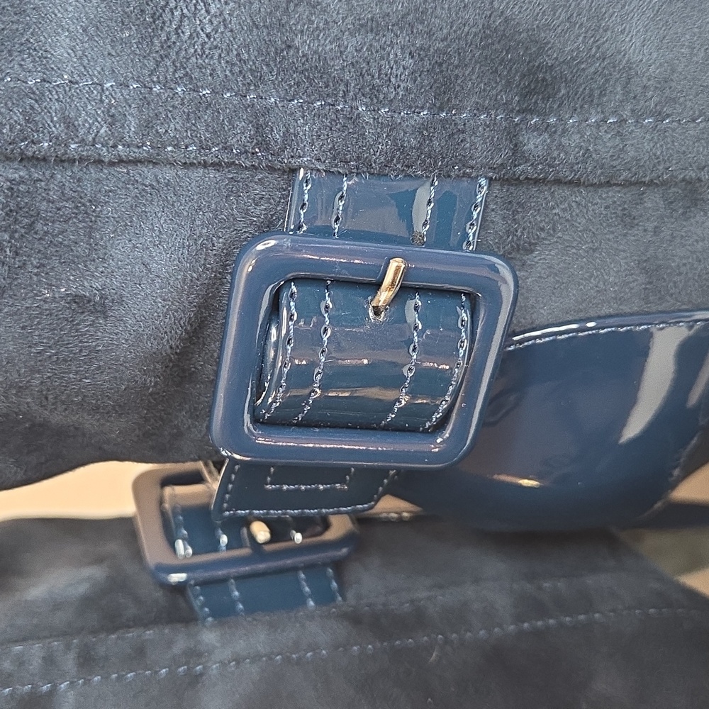 East 5th Blue Heeled Boots with Buckle Details. 6.5 M - Picture 5 of 16